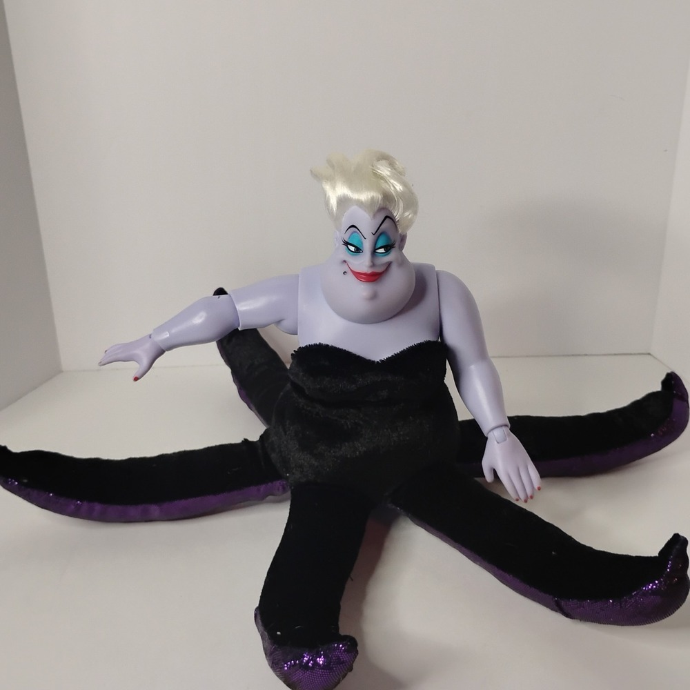 Disney Store Ursula The Little Mermaid Villain Soft Body Doll